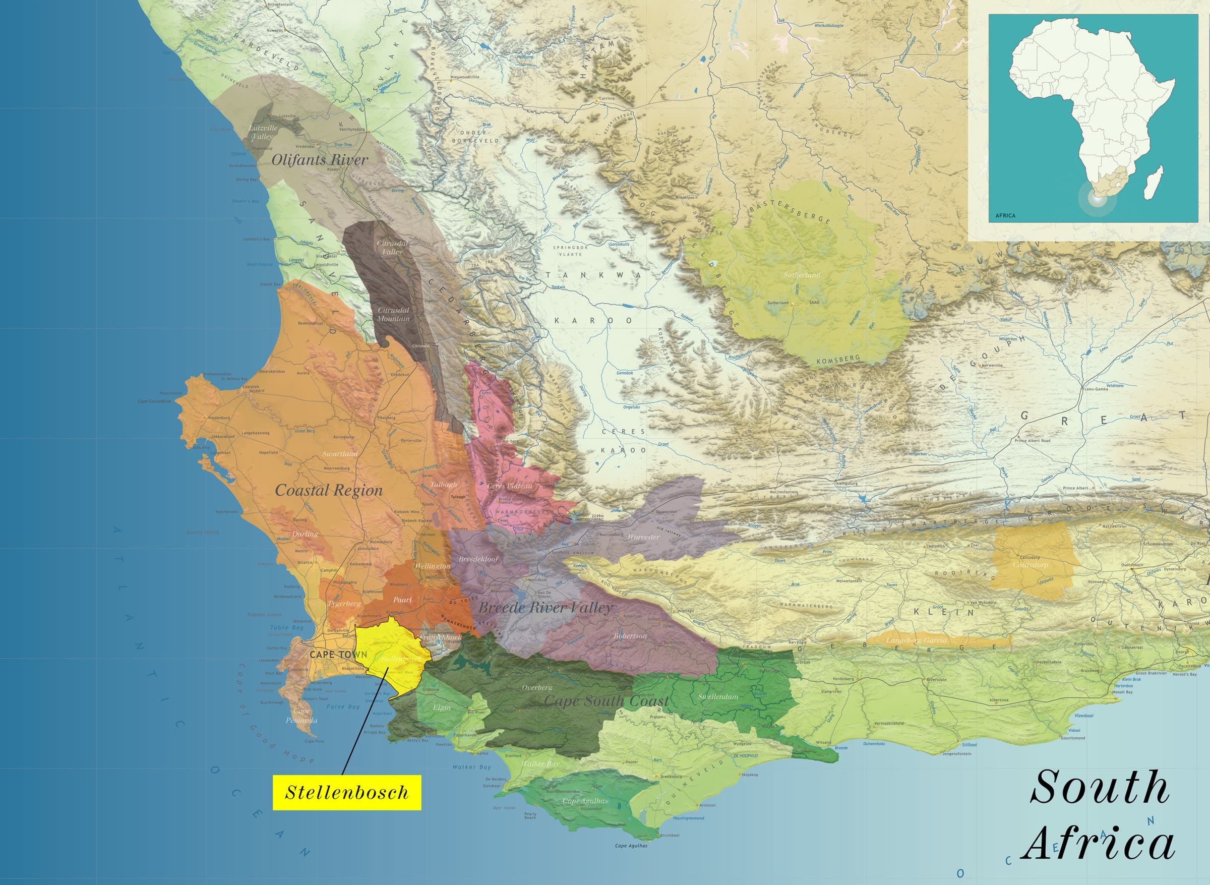 Cover Image for The Wines of South Africa’s Stellenbosch District