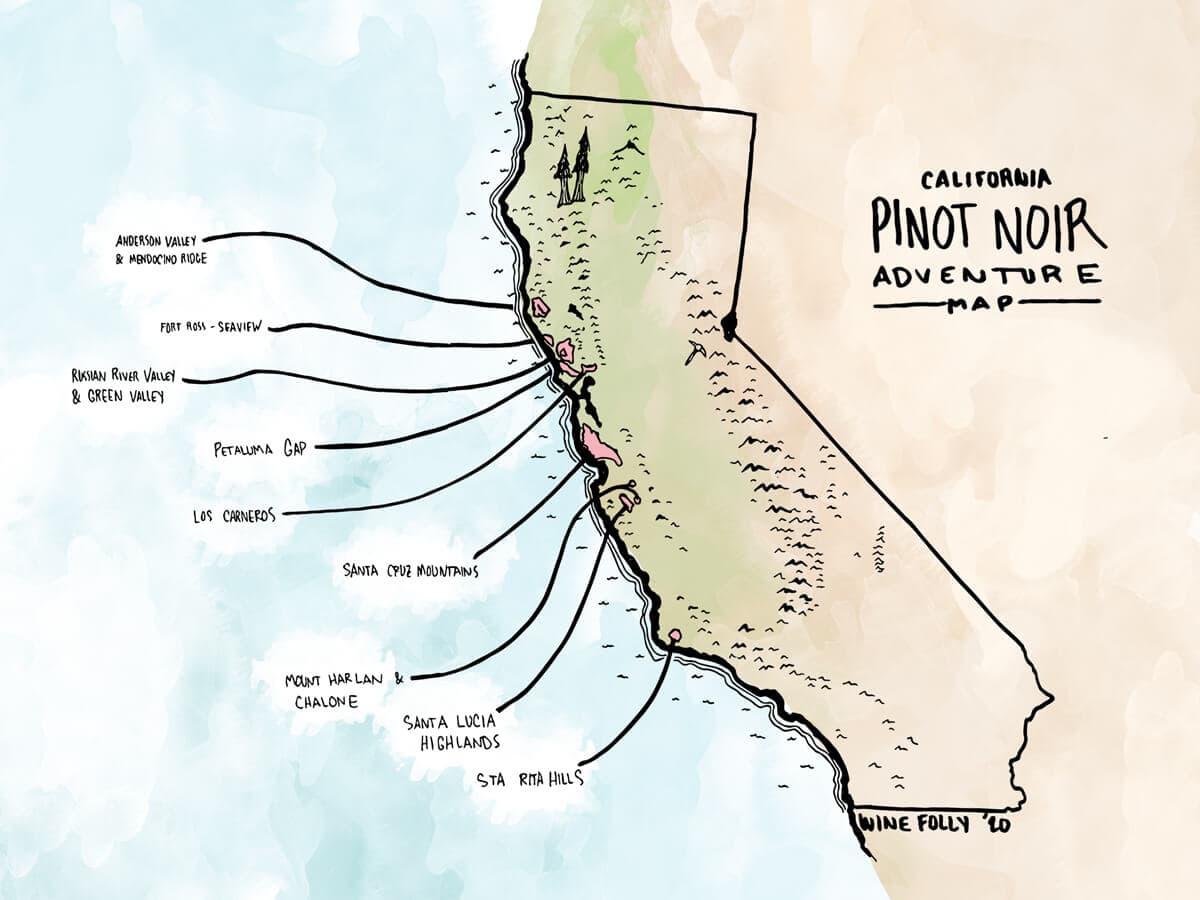 Cover Image for Secret Stashes of California Pinot Noir